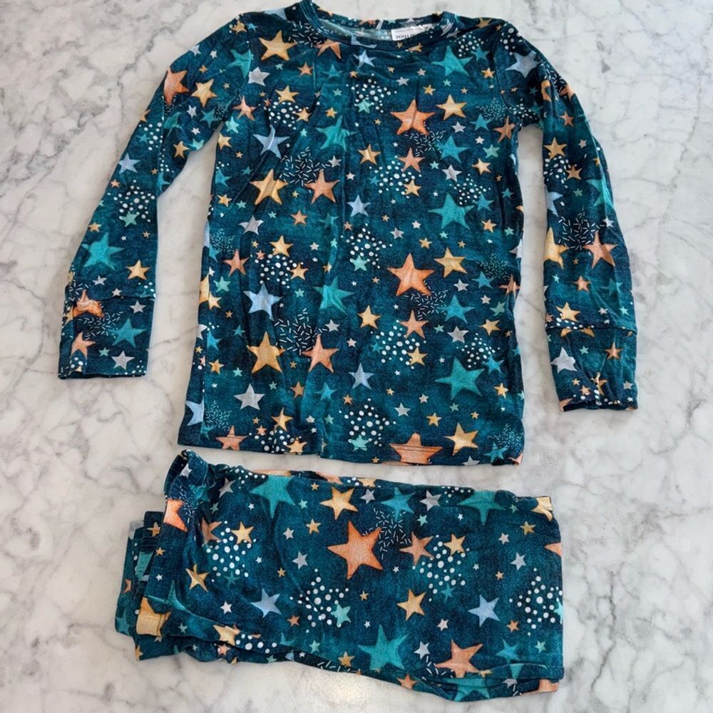 POSH PEANUT CLASSIC LS PJ SET 7Y